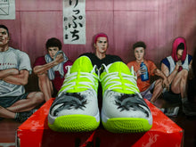 Nike Zoom Basketball Sneakers Neon Green Gray