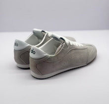Alo Gray Low-Top Lace-Up Sneakers