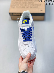 Nike Court Vision Low White Blue Yellow Sneakers