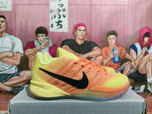 Nike Basketball Sneakers in Lime and Orange