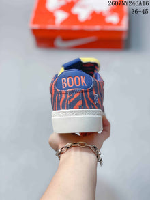 Nike Devin Booker x Blazer Low Sneakers Blue/Orange 2607NY246A16