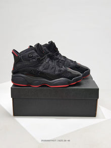 Jordan 6 Rings Sneakers Black Red