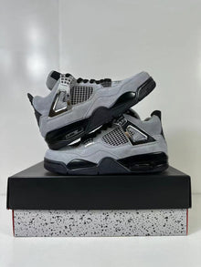 Jordan Air Jordan 4 Retro Hot Lava Gray Black Sneakers AQ9129-005