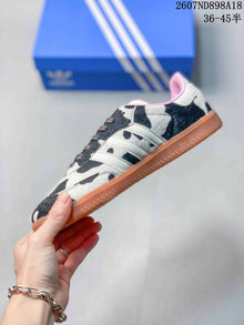 adidas Samba OG Cow Print Sneakers Black White Pink 2607ND898A18