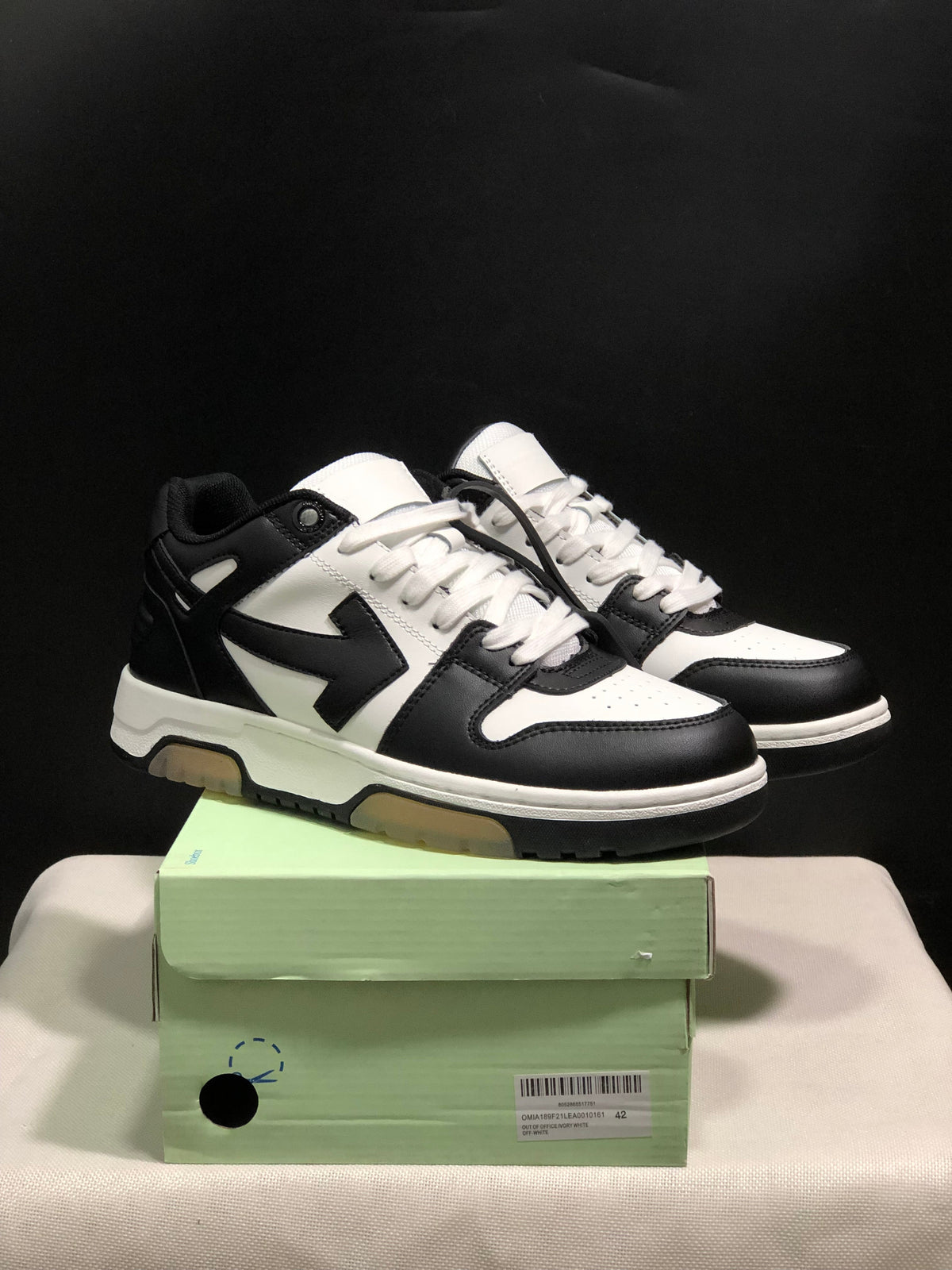 Off-White Out Of Office Low-Top Sneakers Black White