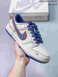 Nike SB Dunk Low Champion Stripe White Blue Red Sneakers