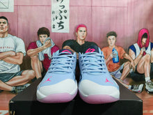 Jordan Purple Blue Basketball Sneakers