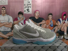 Nike Basketball Sneakers White Grey Blue