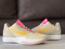 Nike Kobe 6 Clark PE Basketball Shoes Gold and Pink