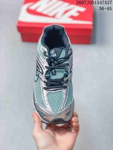 Nike Air Max Moto 2K Sneakers Silver Teal and Black
