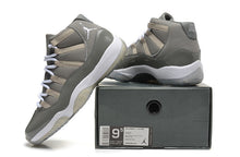 Jordan Air Jordan 11 High-Top Sneakers Gray White 378037-001