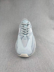 700 Gray and Coral Low-Top Sneakers