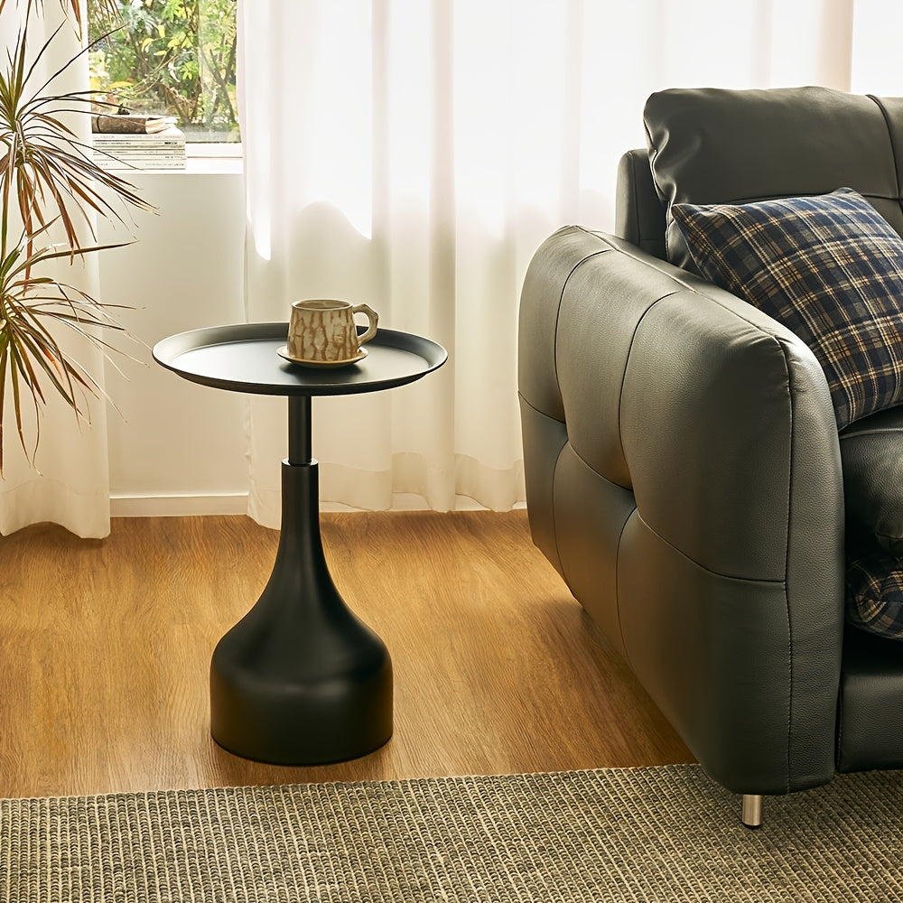 European And American-style High-end Side Tables, Glass-top Side Tables for Sofas, Simple Bedside Tables, Lightweight And Mobile Circular Coffee Tables for Balconies, And Durable Wrought Iron Corner Tables with Creative Designs.