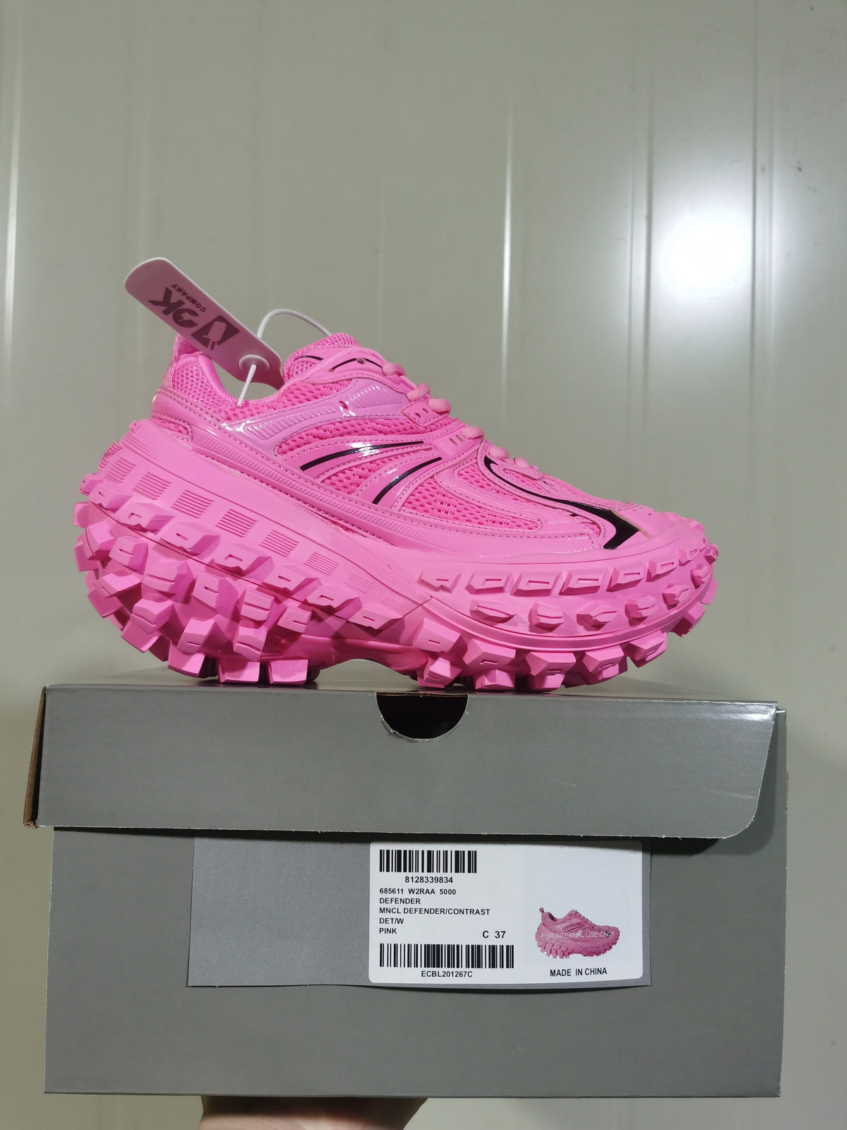 Pink Chunky Trail Sneakers 5000