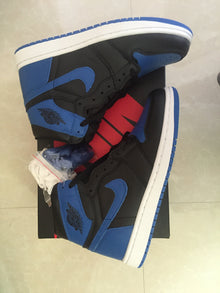 Jordan 1 High Sneakers Black Royal Blue