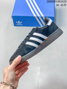Adidas Originals Samba Vegan OG Sneakers, Navy and White