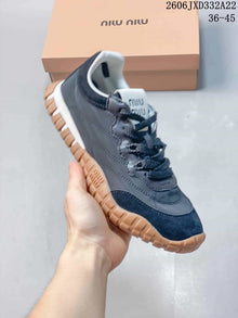 Miu Miu Tyre Low-Top Lace-Up Sneakers JXD332A22