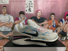 Nike Blue Camouflage Basketball Sneakers