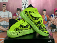 Puma Fluorescent Yellow Basketball Sneakers