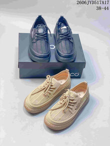 ECCO JYD517A17 Mesh Lace-Up Shoes