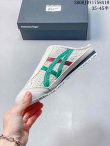 Onitsuka Tiger Mexico 66 Sabot Slip-On Sneakers, Cream