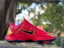 Nike Kobe 5 Basketball Shoes in Red and Gold