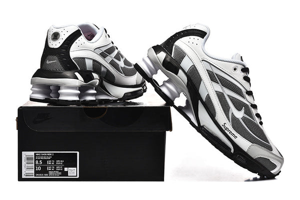 Nike Shox Ride 2 Supreme Sneakers White Black