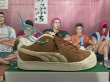 PUMA Brown Low-Top Sneakers with Cream Sole