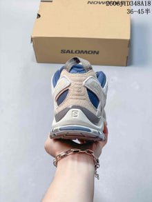 Salomon XT-3D Trail Running Shoes in Blue and Off-White
