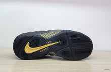 Nike Air Foamposite Pro Black Metallic Gold Sneakers