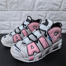 Nike Air More Uptempo Sneakers in Pink and Grey