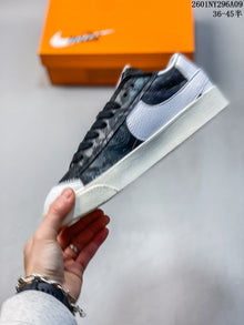 Nike Blazer Low '77 Jumbo Black and White Sneakers