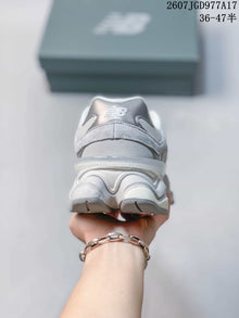 New Balance 9060 Gray Mesh Sneakers 2607TGD977A17