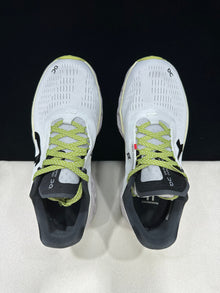 On Cloudmonster 2 Running Shoes in White and Lime