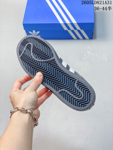 Adidas Superstar Black and White Shell-Toe Sneakers