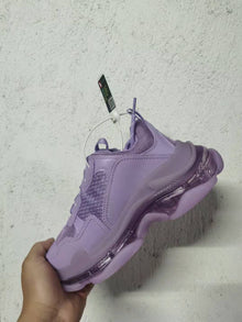 Balenciaga Triple S Clear Sole Sneakers Purple 544351 W2QA1 5890
