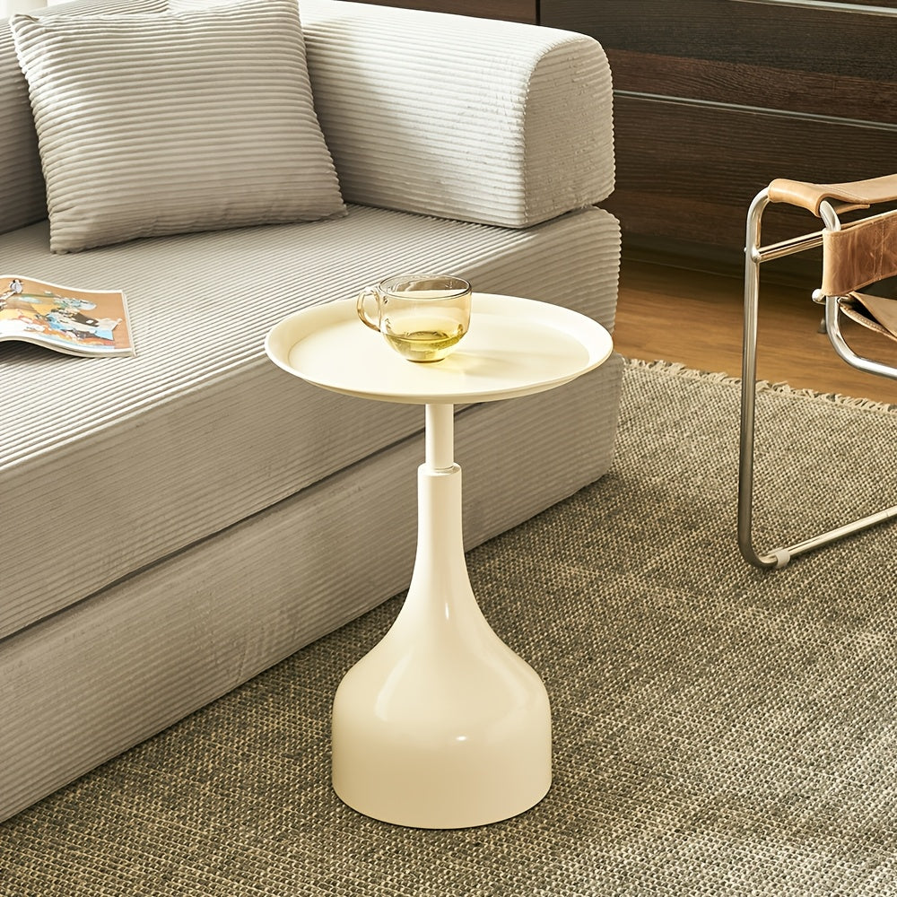 European And American-style High-end Side Tables, Glass-top Side Tables for Sofas, Simple Bedside Tables, Lightweight And Mobile Circular Coffee Tables for Balconies, And Durable Wrought Iron Corner Tables with Creative Designs.