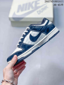 Nike SB Dunk Low Off-White Navy White Sneakers 2607ND1601A11