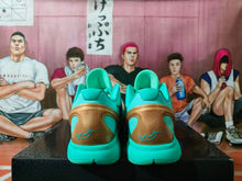Nike Brunson PE Basketball Sneakers Turquoise Gold