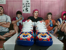 Nike Basketball Sneakers Blue White Multicolor
