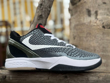Nike Kobe 6 Basketball Shoes Black White Red