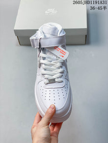 Nike Air Force 1 High-Top Sneakers, White