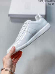 Maison Margiela S57WS0236 White Calfskin Sneakers