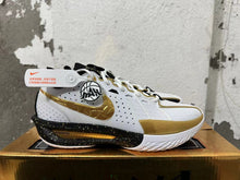 Nike GT Cut 3 Basketball Shoes White Black Gold