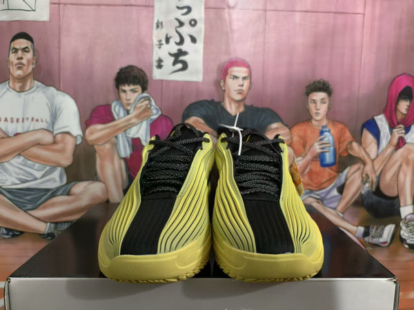 Nike Yellow and Black Basketball Sneakers