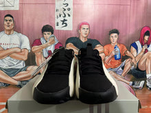Black White Red Low-Top Sneakers