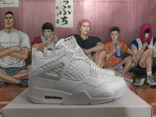 Jordan 4 White High-Top Sneakers