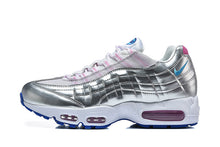 Nike Air Max 95 Silver Pink Blue Sneakers