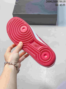 Nike Air Force 1 Low Red Patterned Sneakers