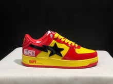 BAPE Bape Sta Low-Top Sneakers Red Yellow Black